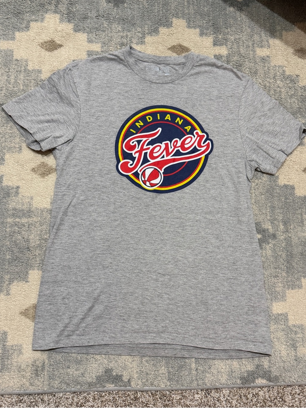 Indiana Fever Graphic Tee with Red and Navy Logo